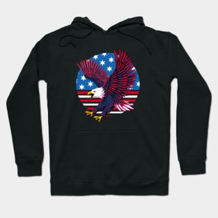 American Eagle Flag Hoodie